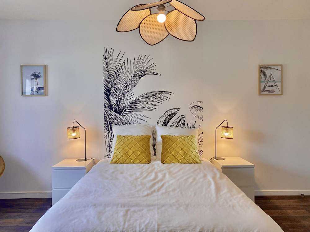 Palme e foglie di banano