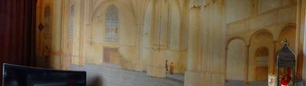 L'interno della Cunerakerk a Rhenenen