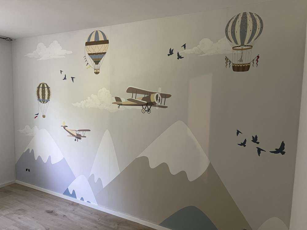 Montagne con palloncini