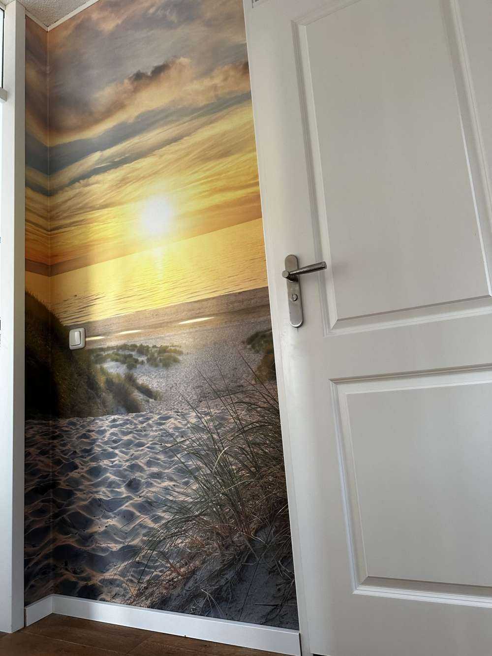 Tramonto sulla spiaggia delle dune