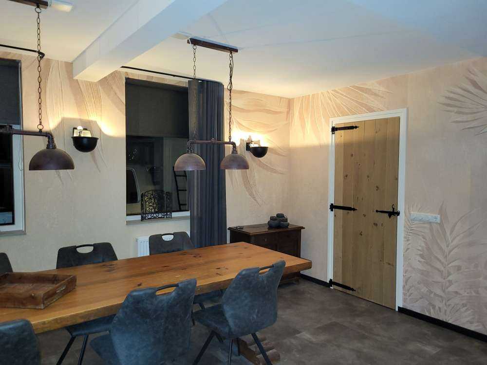 Hojas de palmera con textura, de color beige