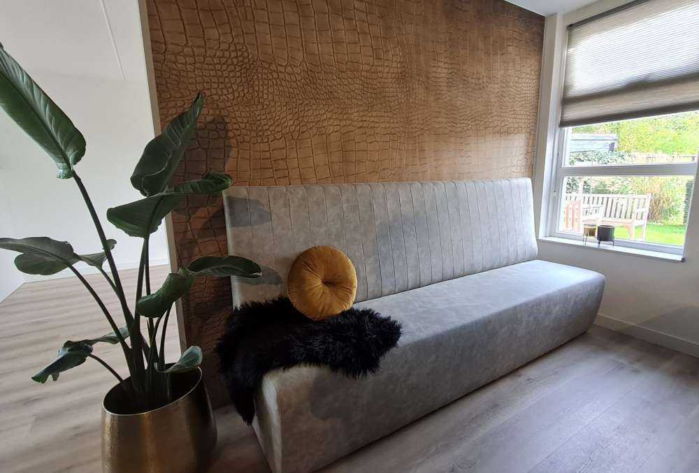 Texture coccodrillo giallo ocra