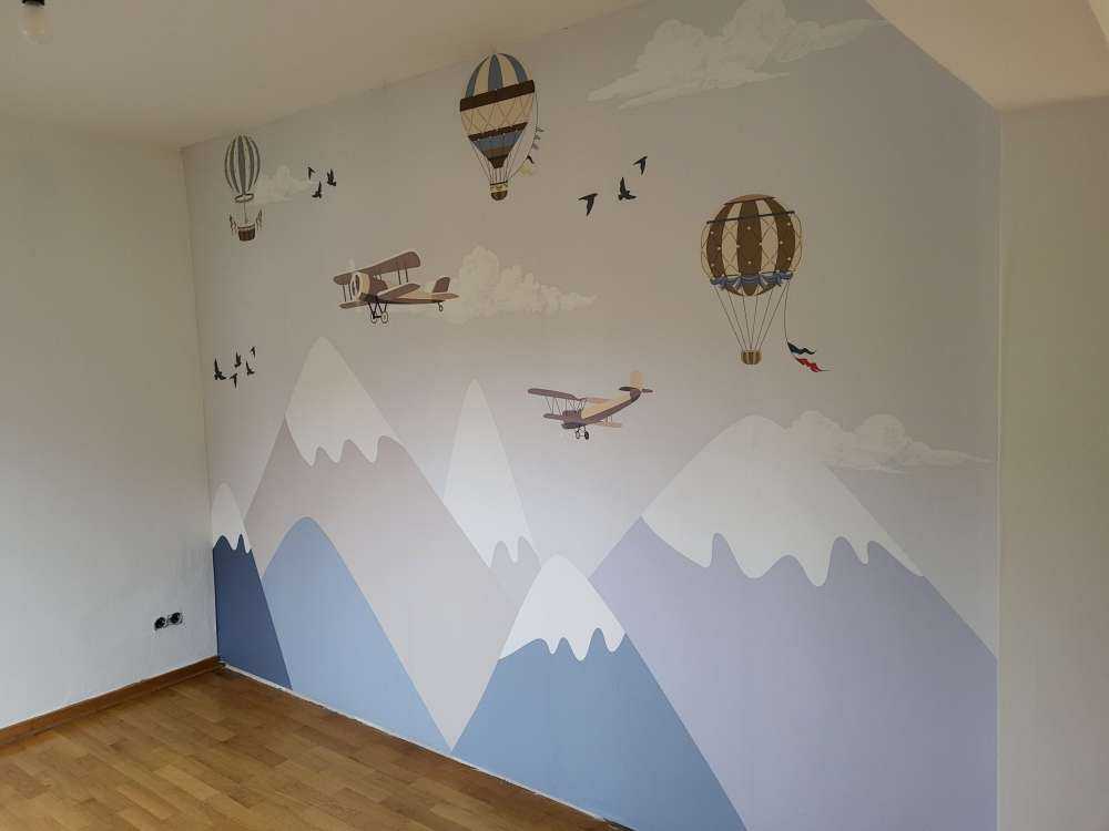 Montagne con palloncini