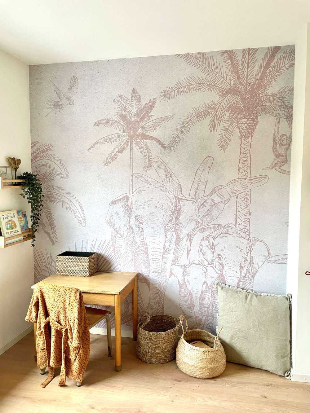 Elefanti grigio scuro