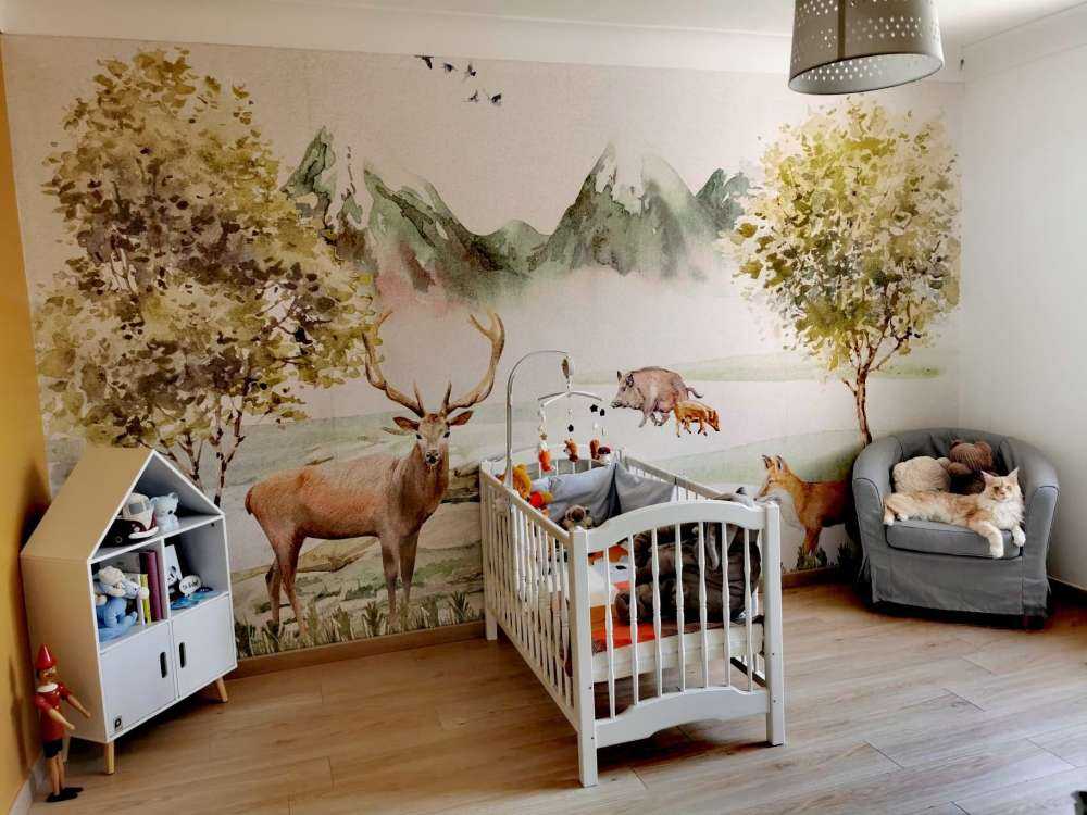 Animali della foresta colorati