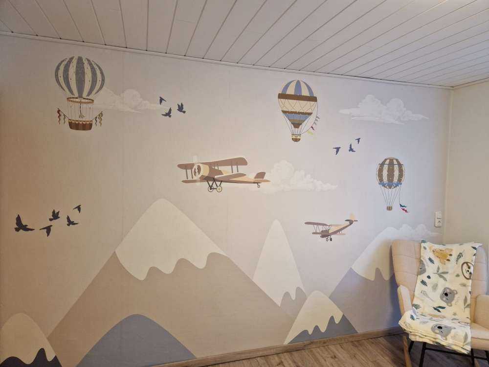 Montagne con palloncini