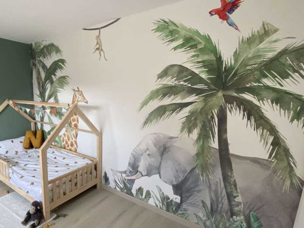 Animali giungla colorati