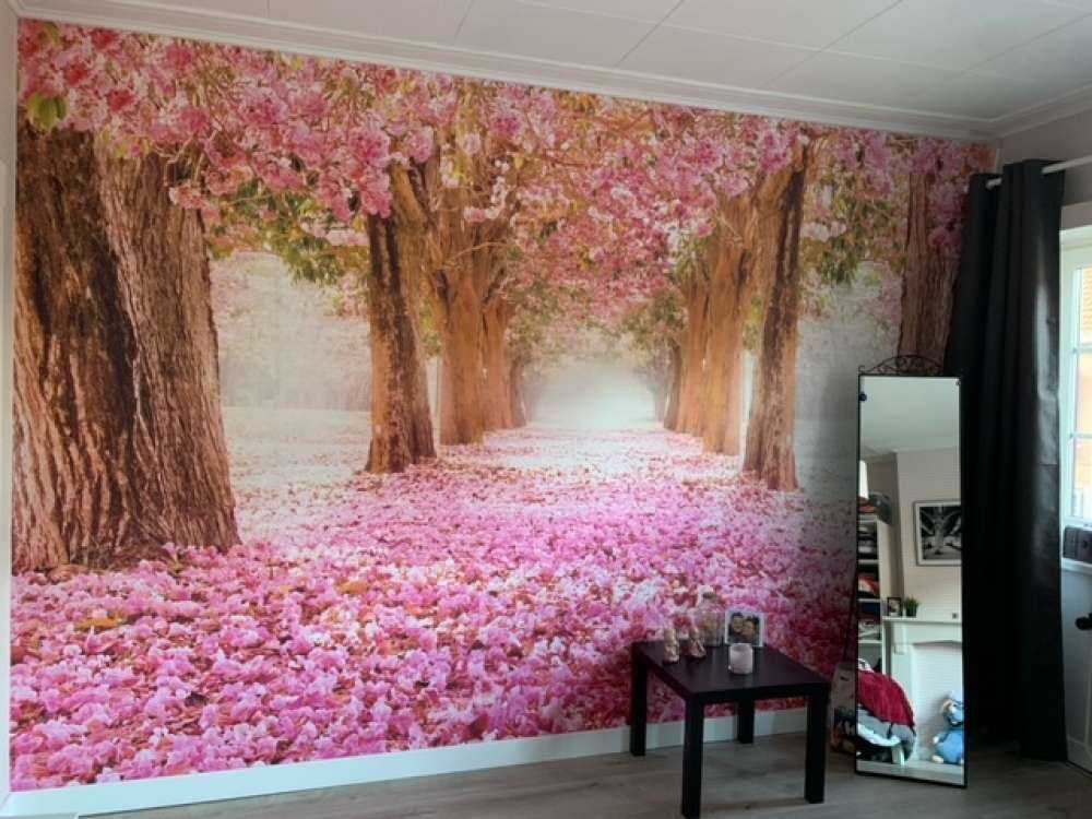 Carta da parati in fiore