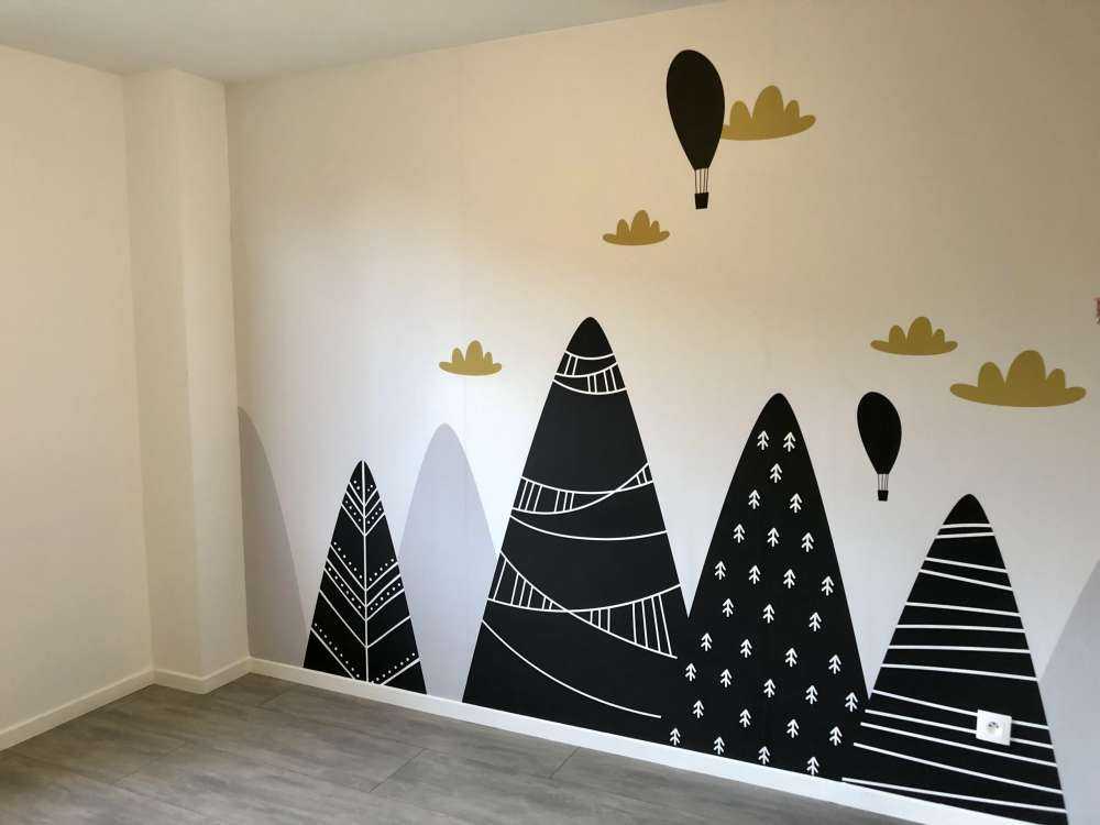 Montagne in bianco e nero