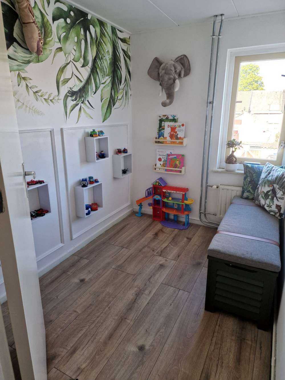 Foglie tropicali ad acquerello