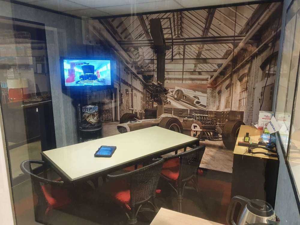 Vecchia auto da corsa