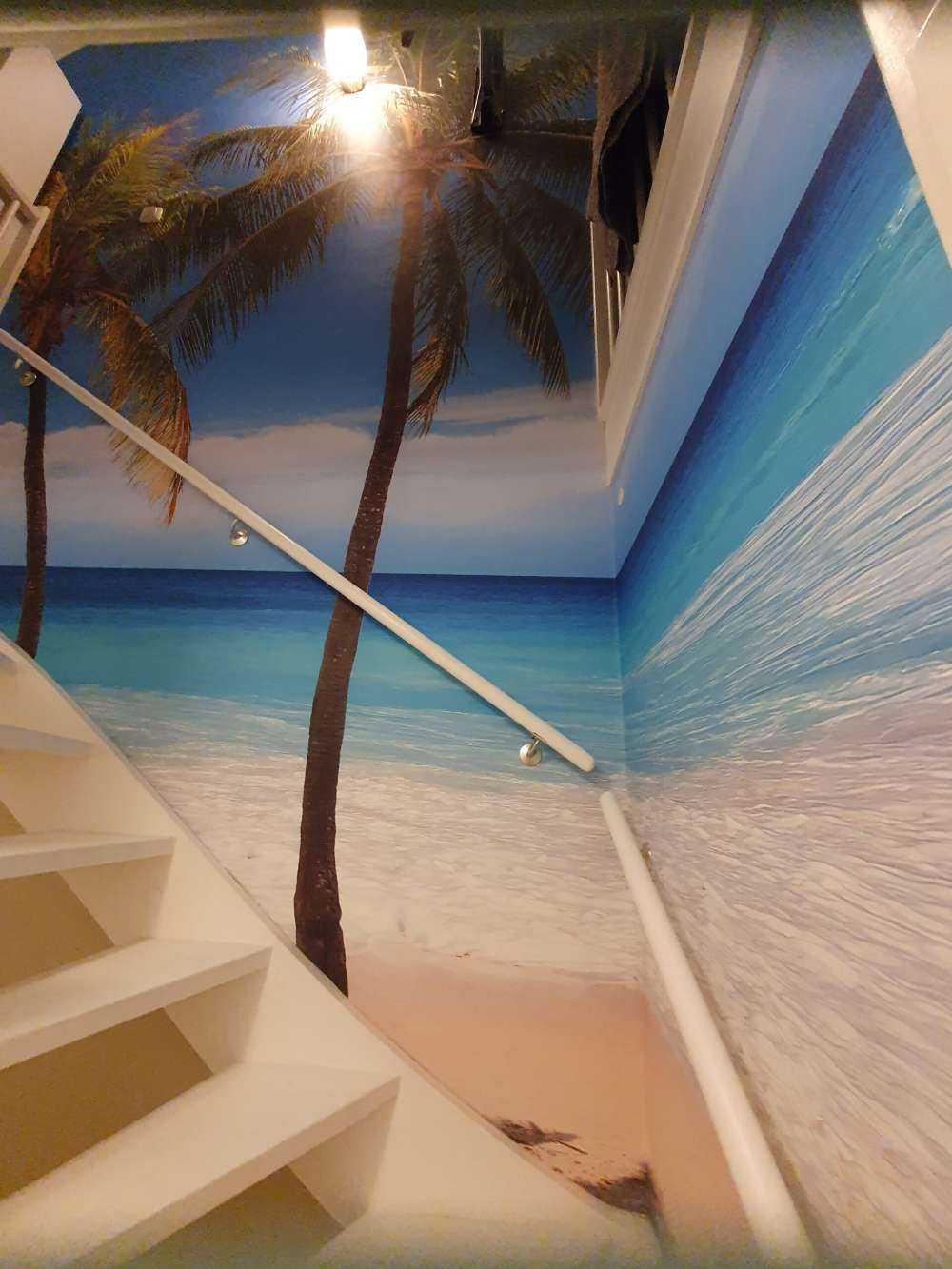 Spiaggia di sabbia tropicale