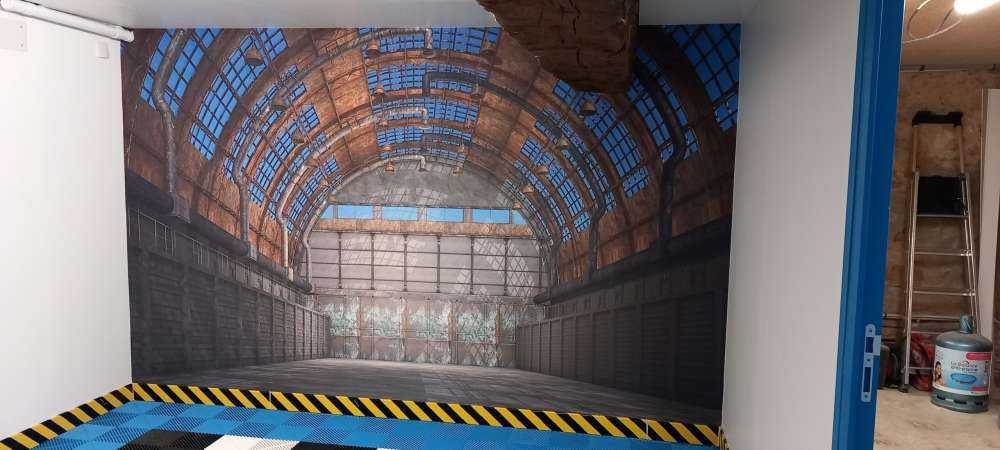 Sala di fabbrica d'epoca