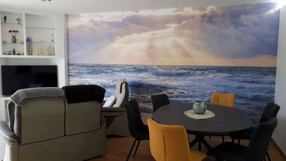 Raggi di sole sul mare