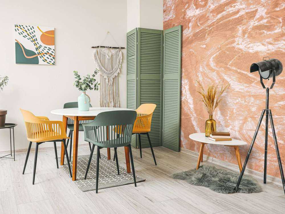 Marmo di terracotta con spazzate