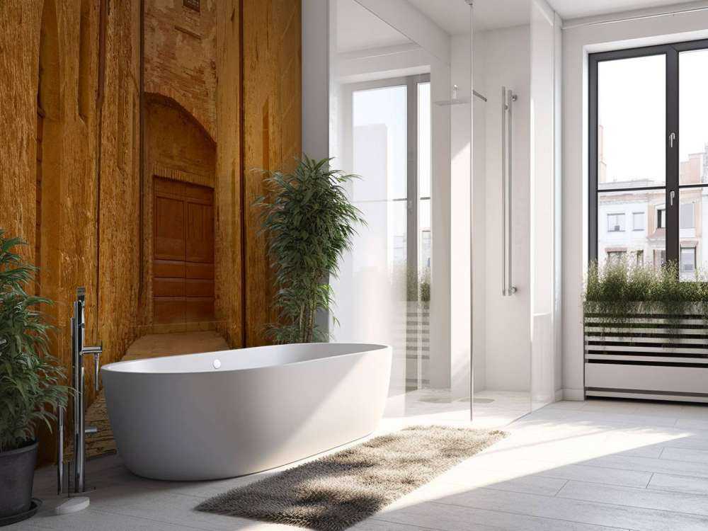 Strada italiana con lanterna