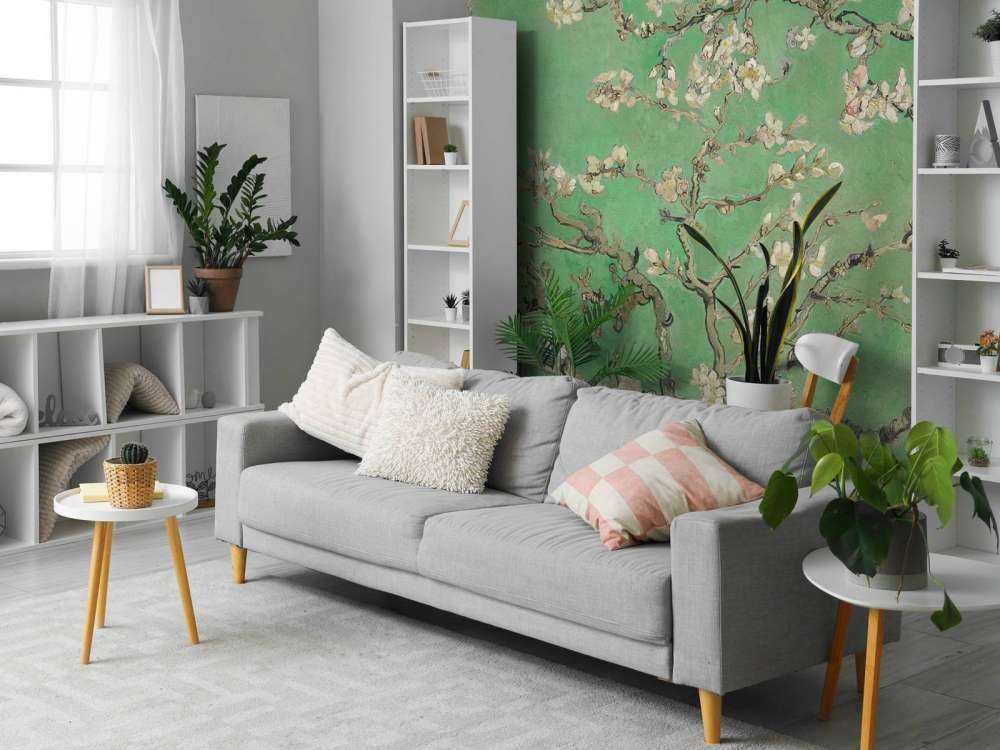 Mandorlo in fiore di primavera