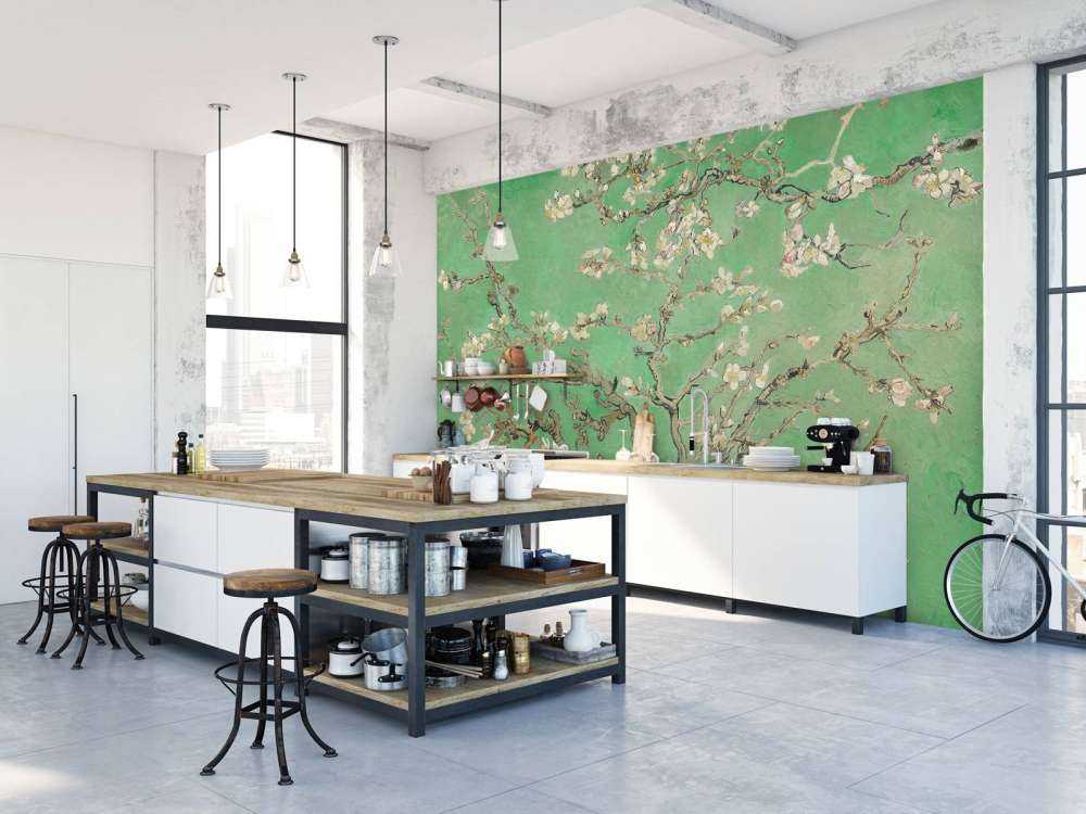 Mandorlo in fiore di primavera