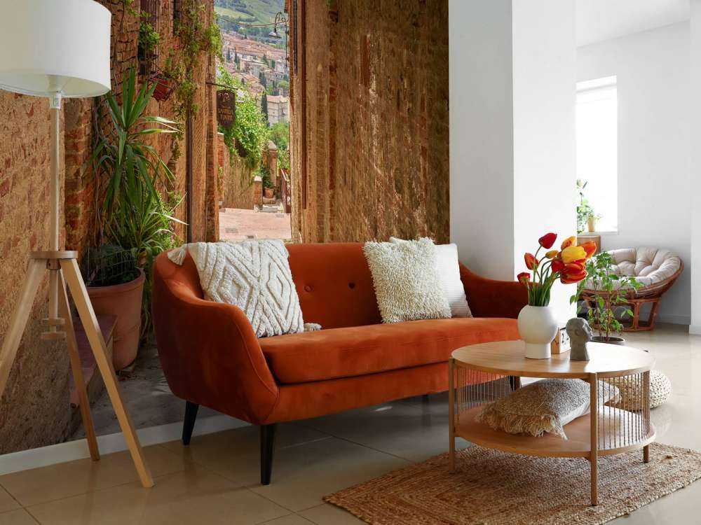 Ampia vista sulla strada