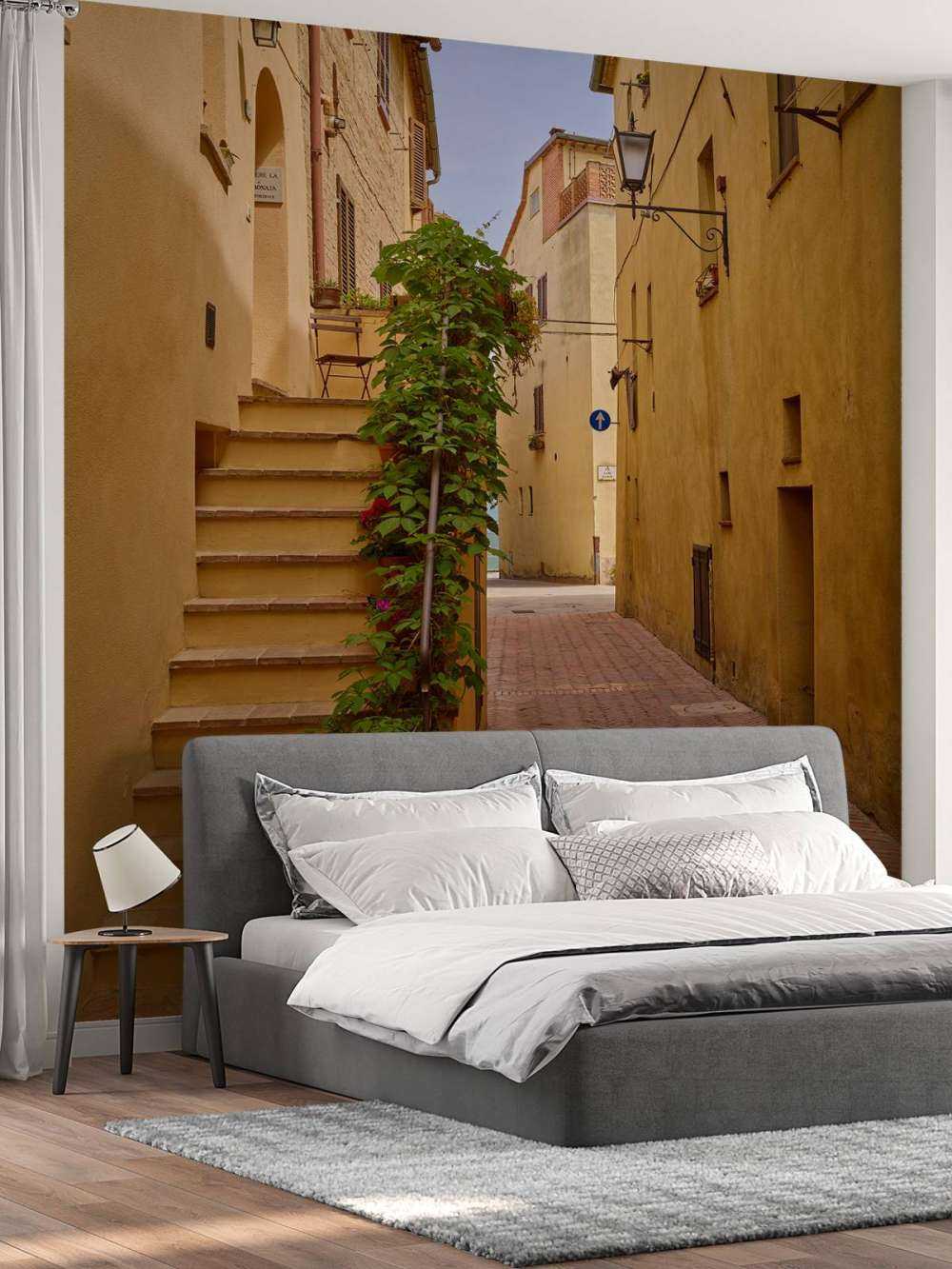 Le scale di una strada italiana