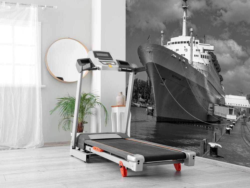 Ex piroscafo SS Rotterdam in bianco e nero