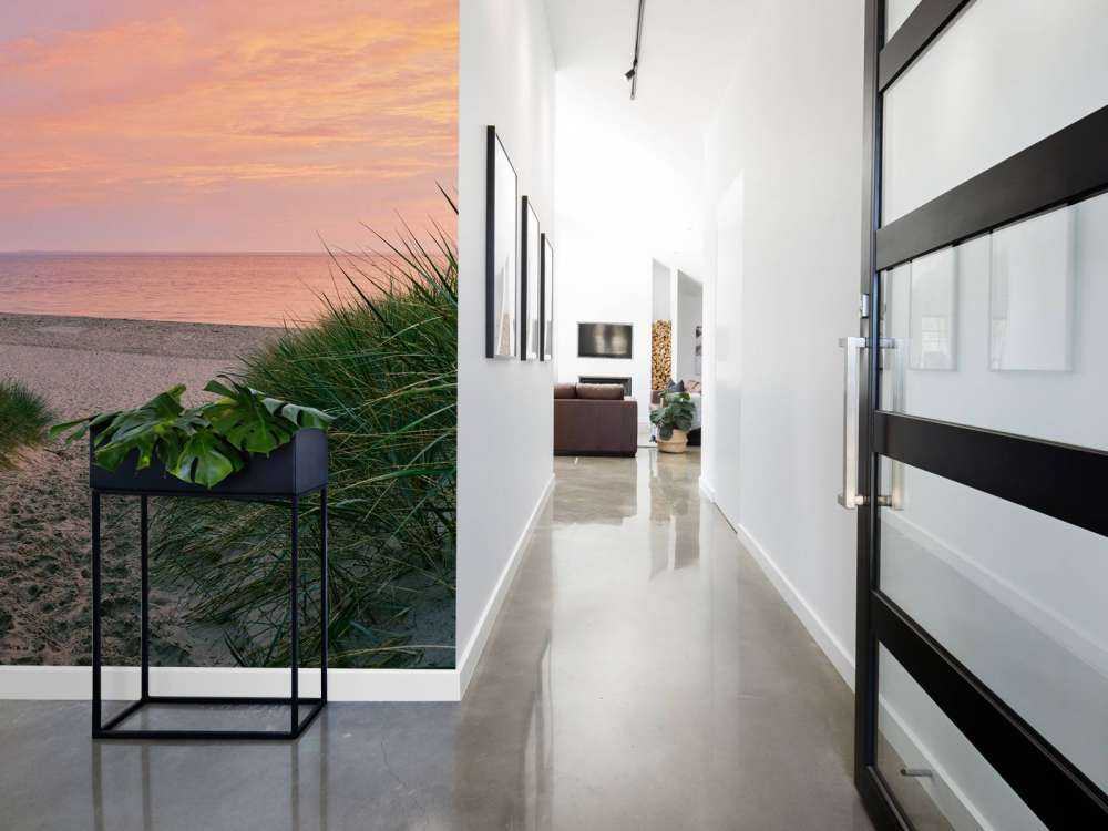 Passaggio della duna con l'alba