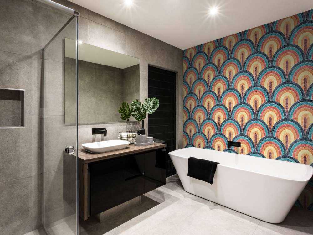 Stampa ondulata bohémien