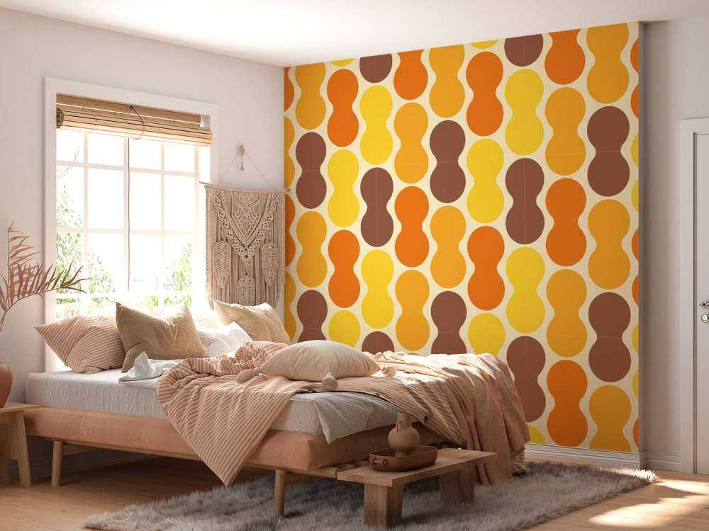 Motivo floreale retrò