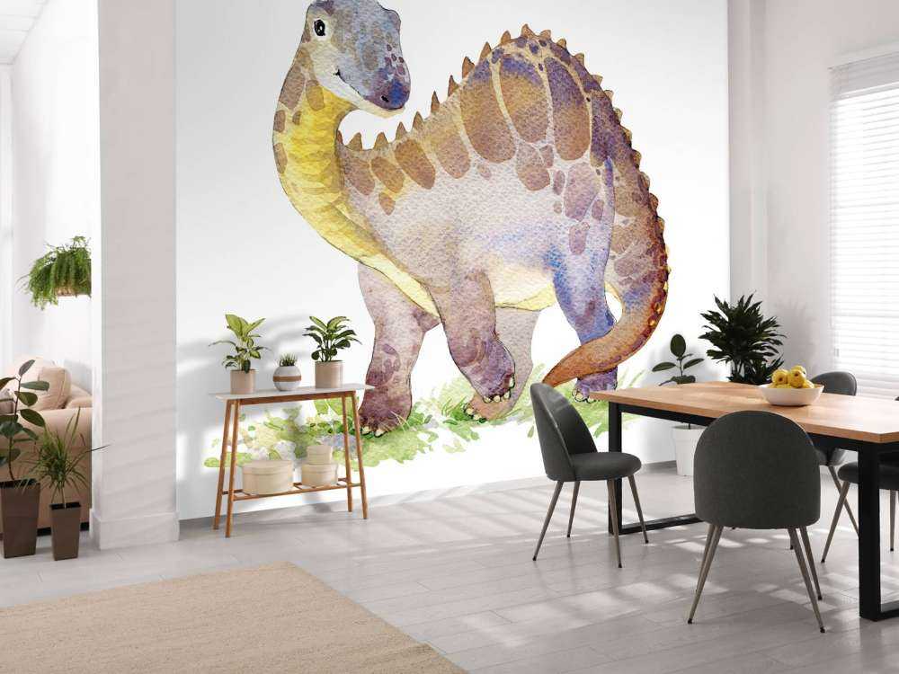 Dinosauro da acquerello