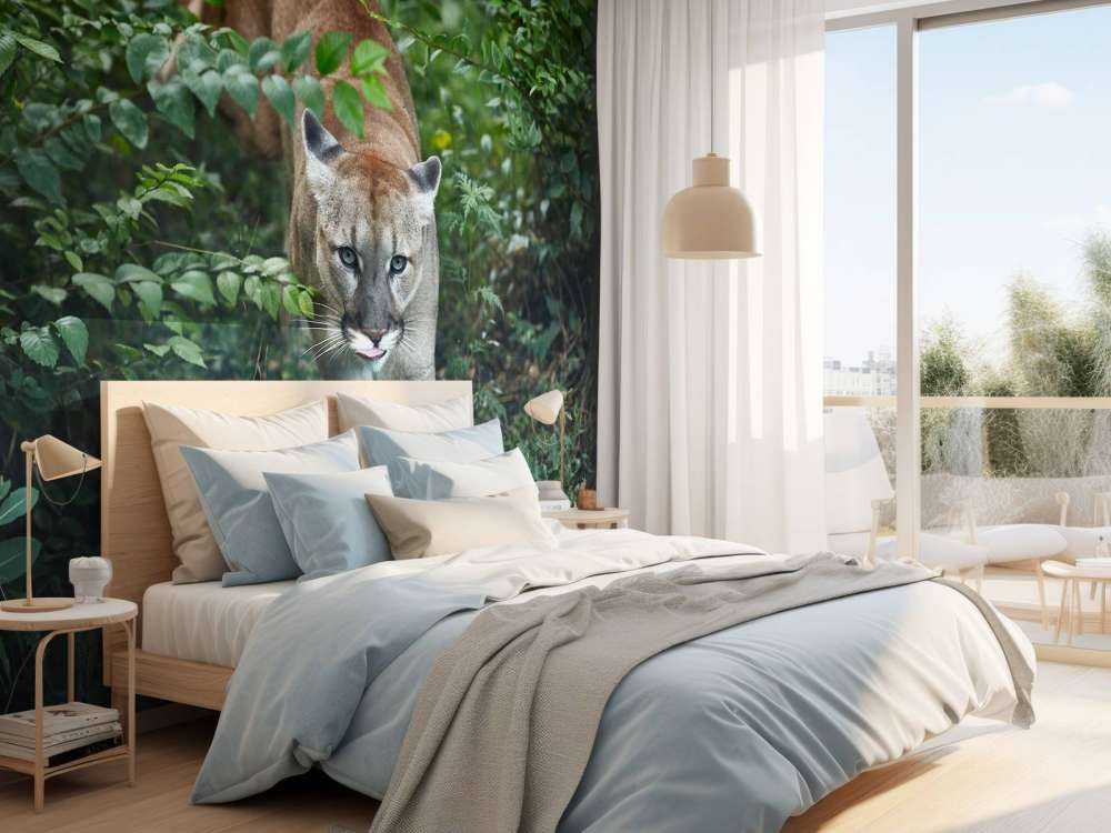 Leone di montagna furtivo