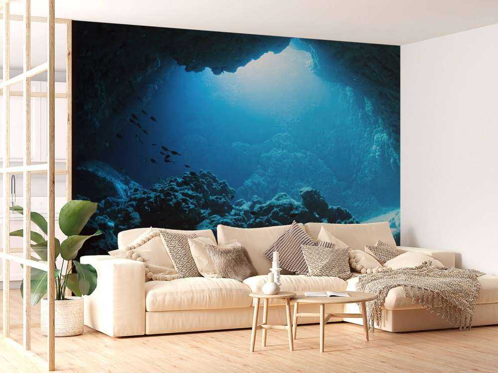 Grotta sotto l'acqua