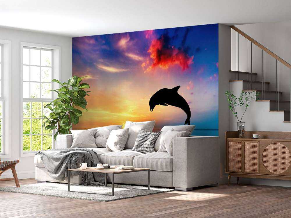 Silhouette di delfino