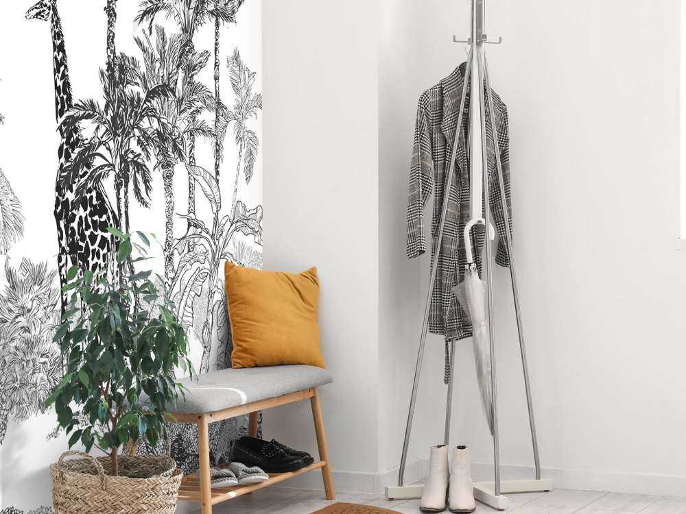 Animali abbozzati nella giungla