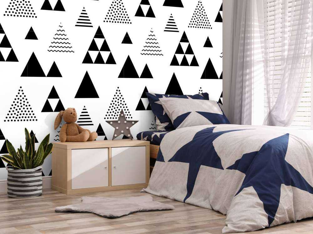 Triangoli in bianco e nero