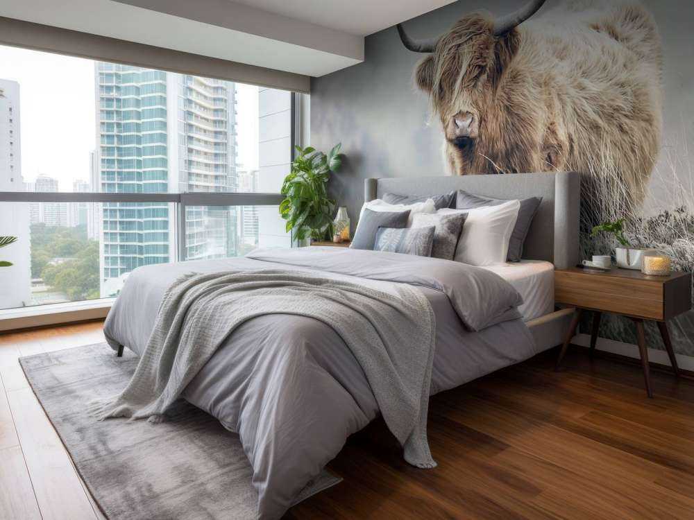 Highlander scozzese in natura