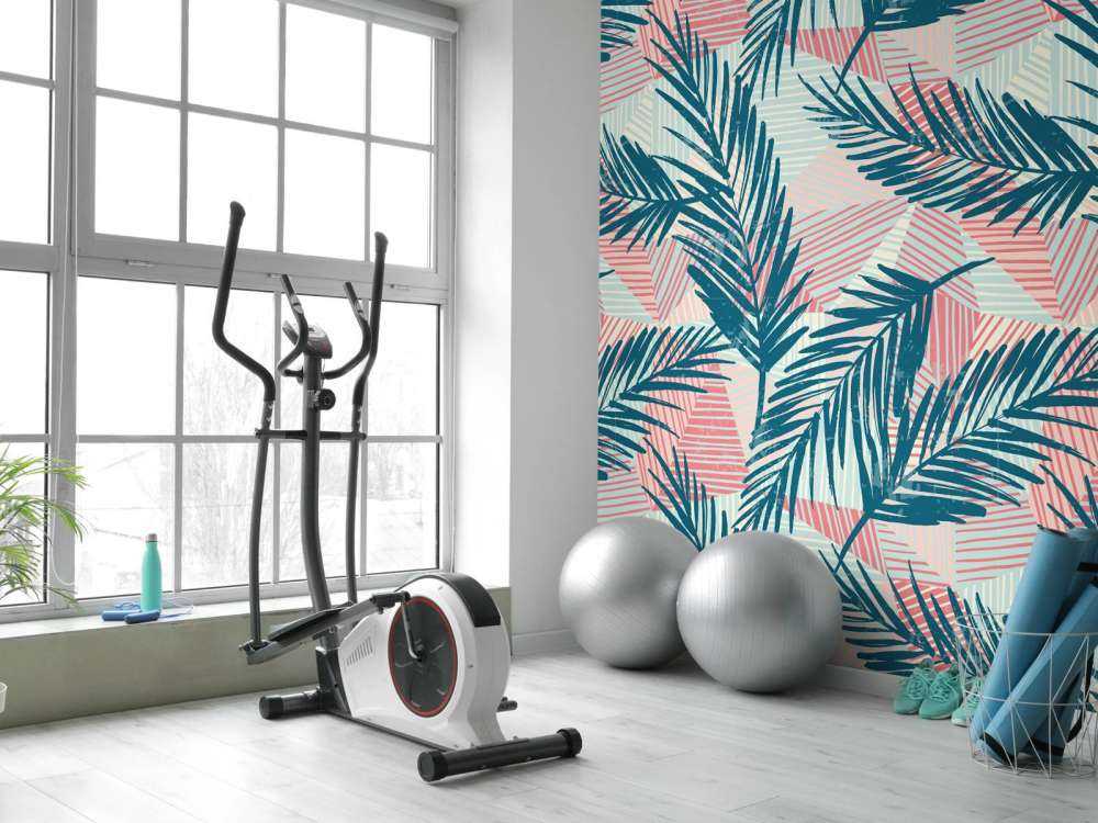 Foglie di palma astratte