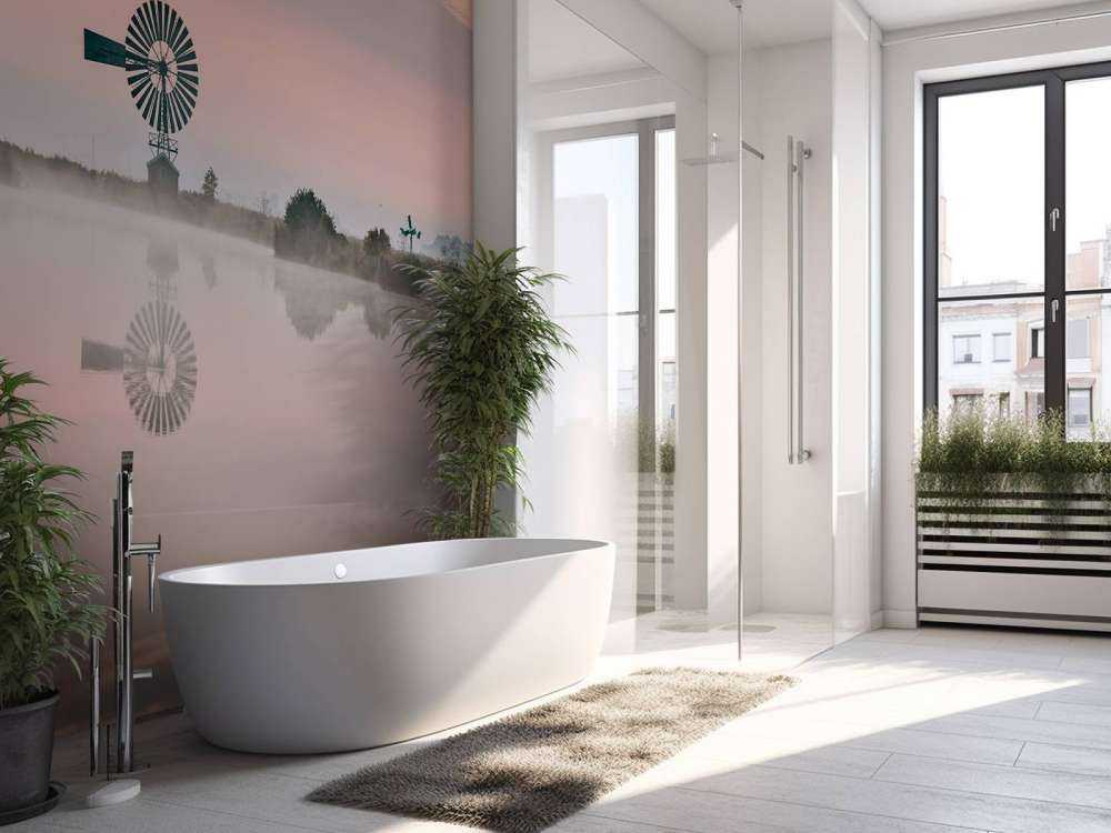 Mulino a vento in metallo