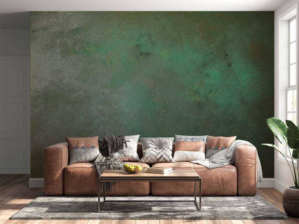 Acciaio con una tinta verdastra