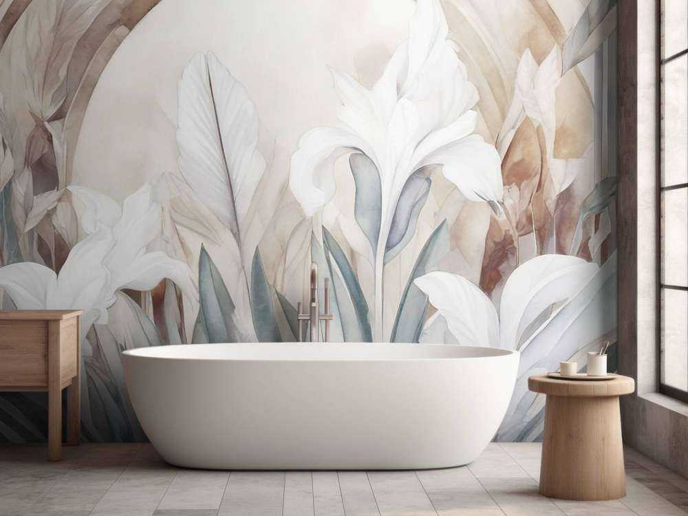 Iris all'alba grigia