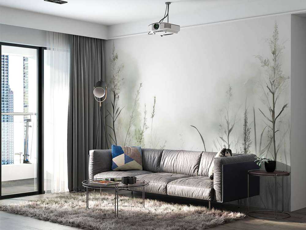 Silenzio Mattutino Nebbioso Bianco