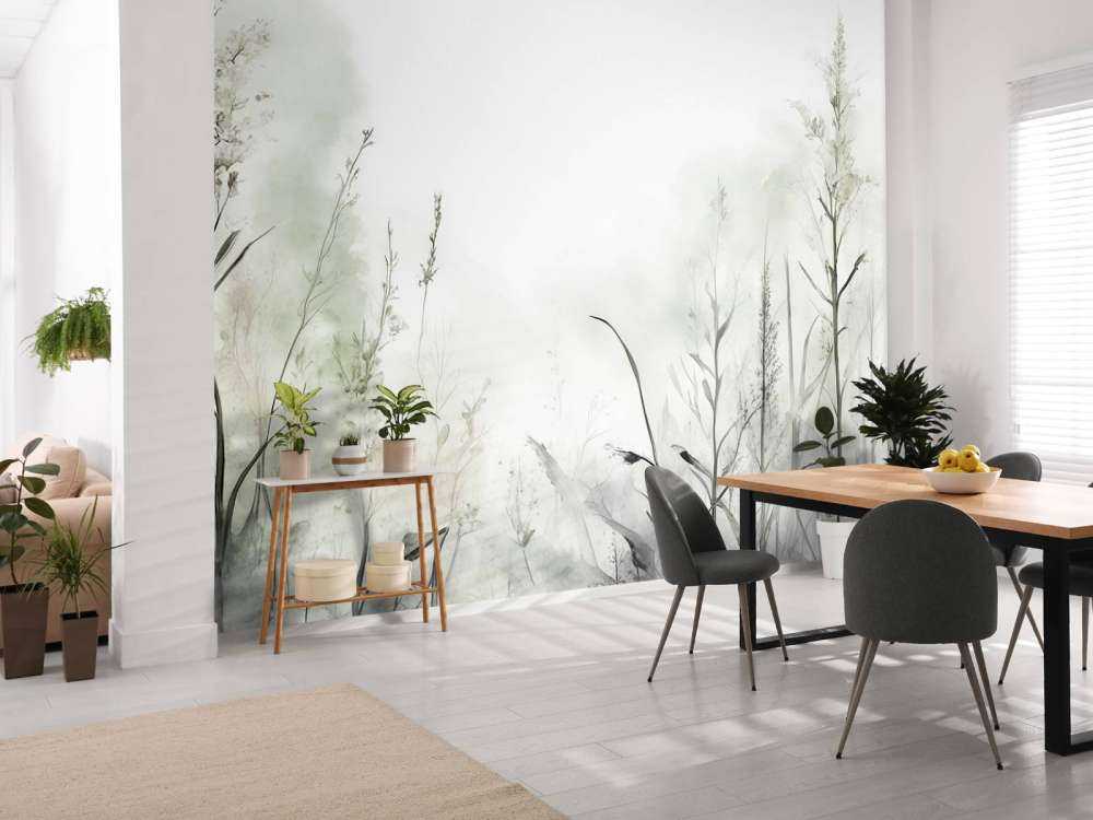 Silenzio Mattutino Nebbioso Bianco