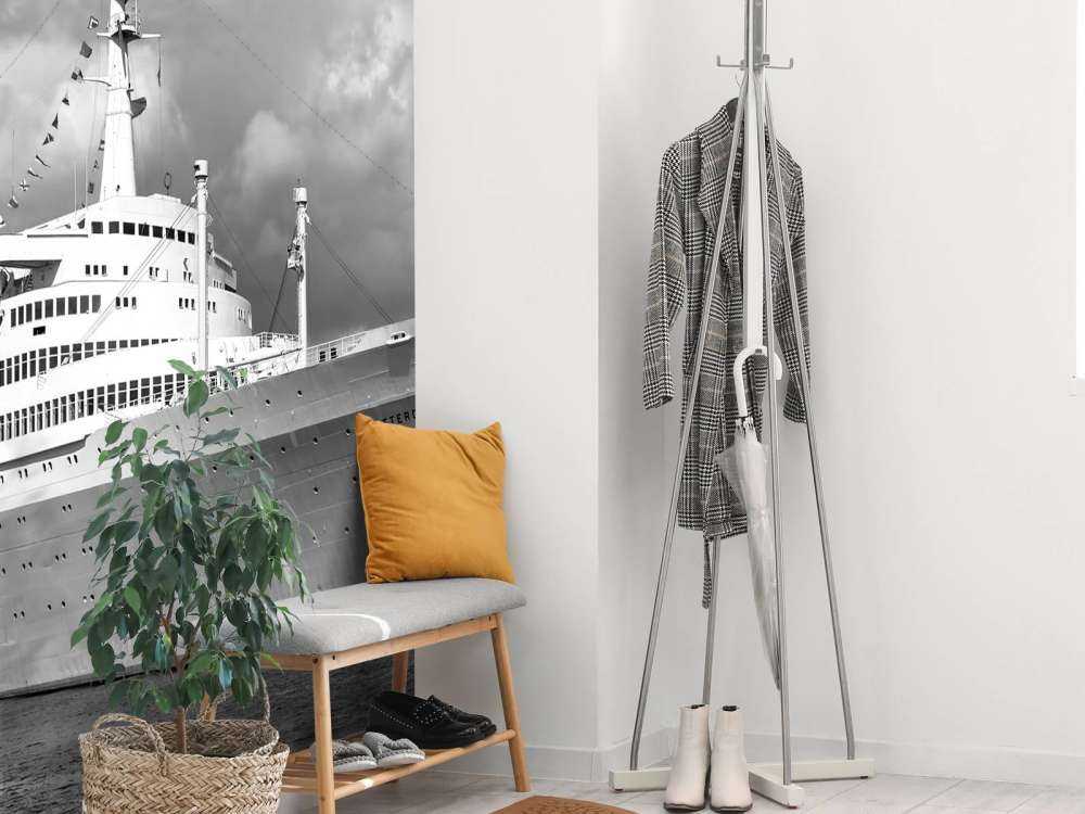 Classico oceano senza tempo in bianco e nero