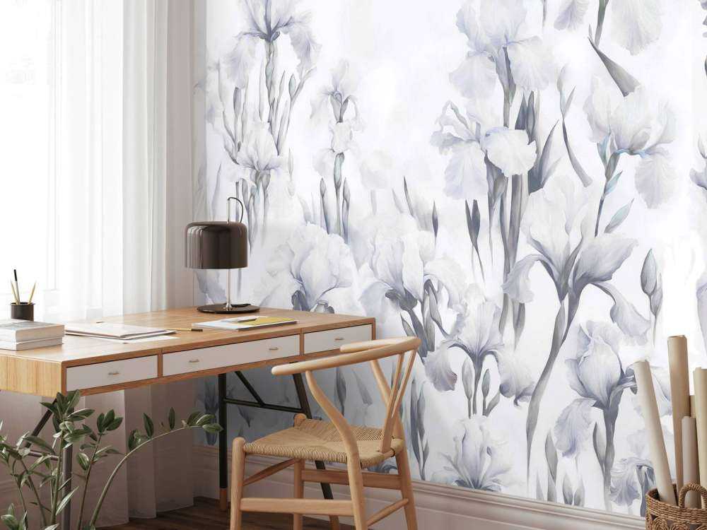 Iris danzano grigio senza soluzione di continuità