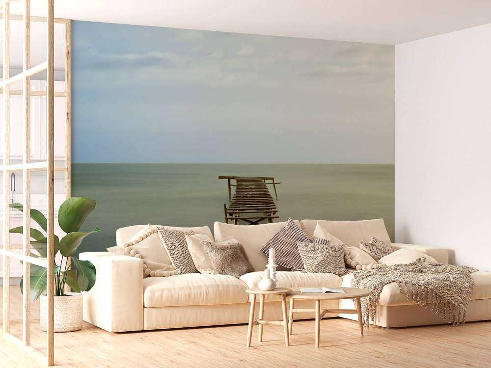 Vecchia impalcatura di legno