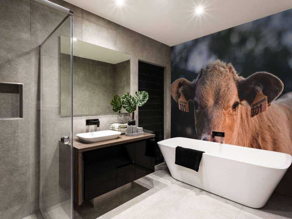 Mucca in primo piano