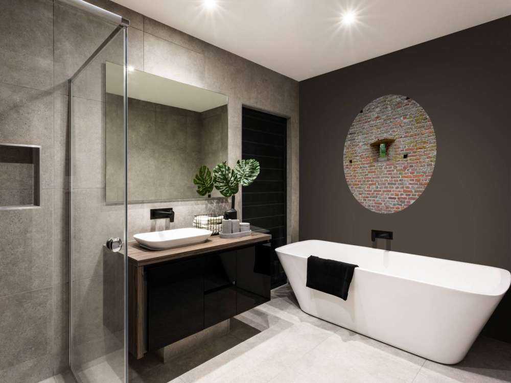 Muro della città con vista attraverso