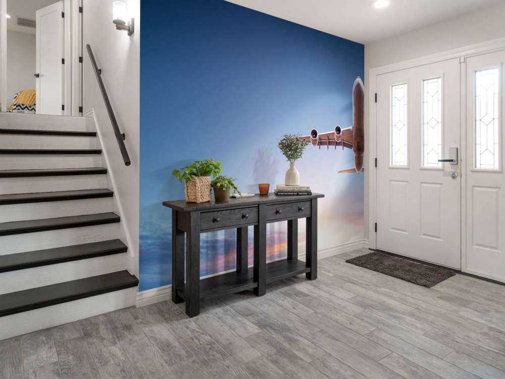 Aereo con un bel sole