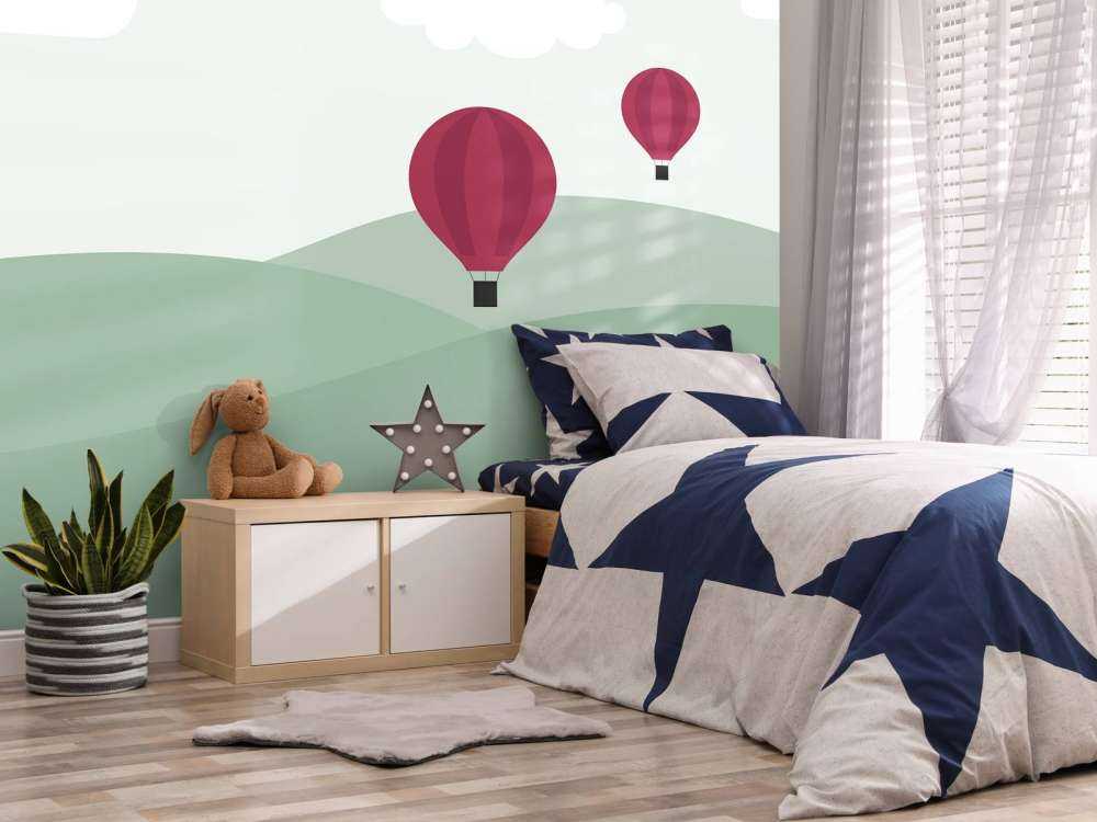 Colline con mongolfiere