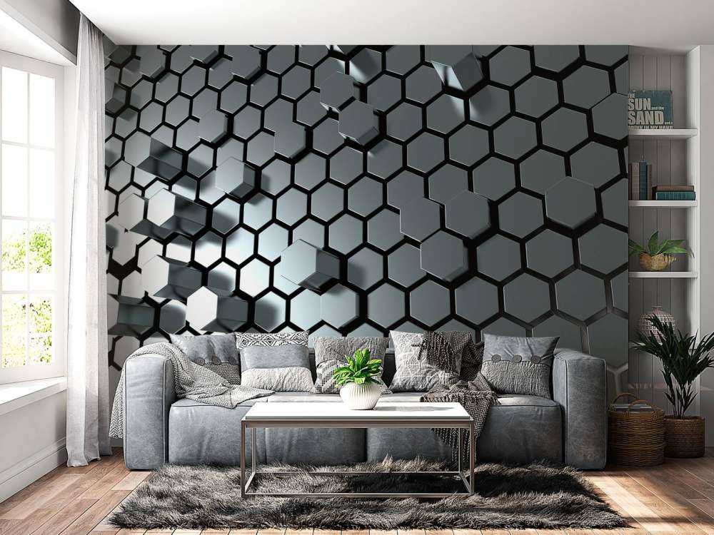 Piastra metallica esagonale