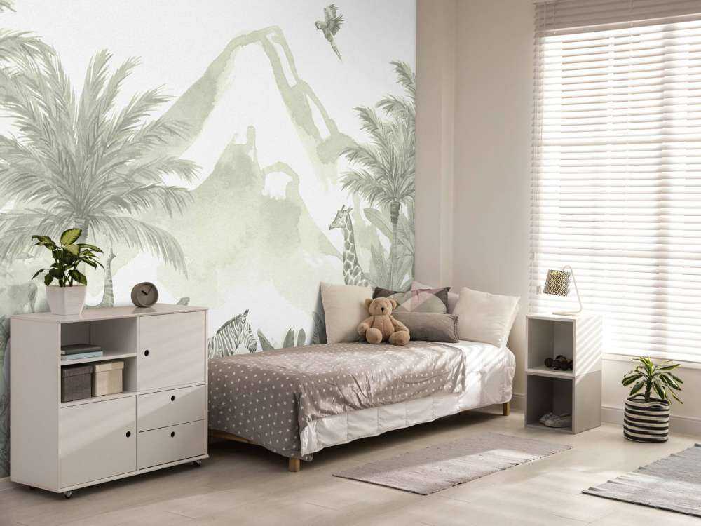 Animali della giungla in verde